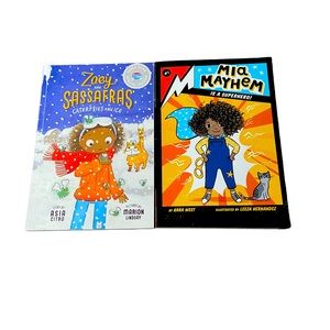 Zoey and sassafras caterflies and ice & Mia mayhem is a superhero